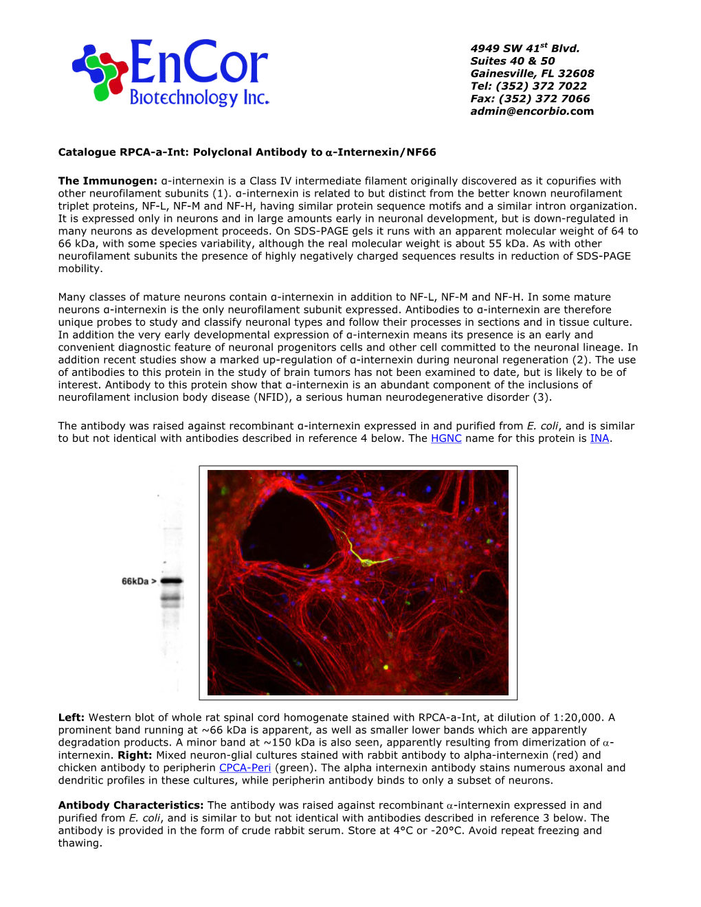 Encor Biotechnology Inc