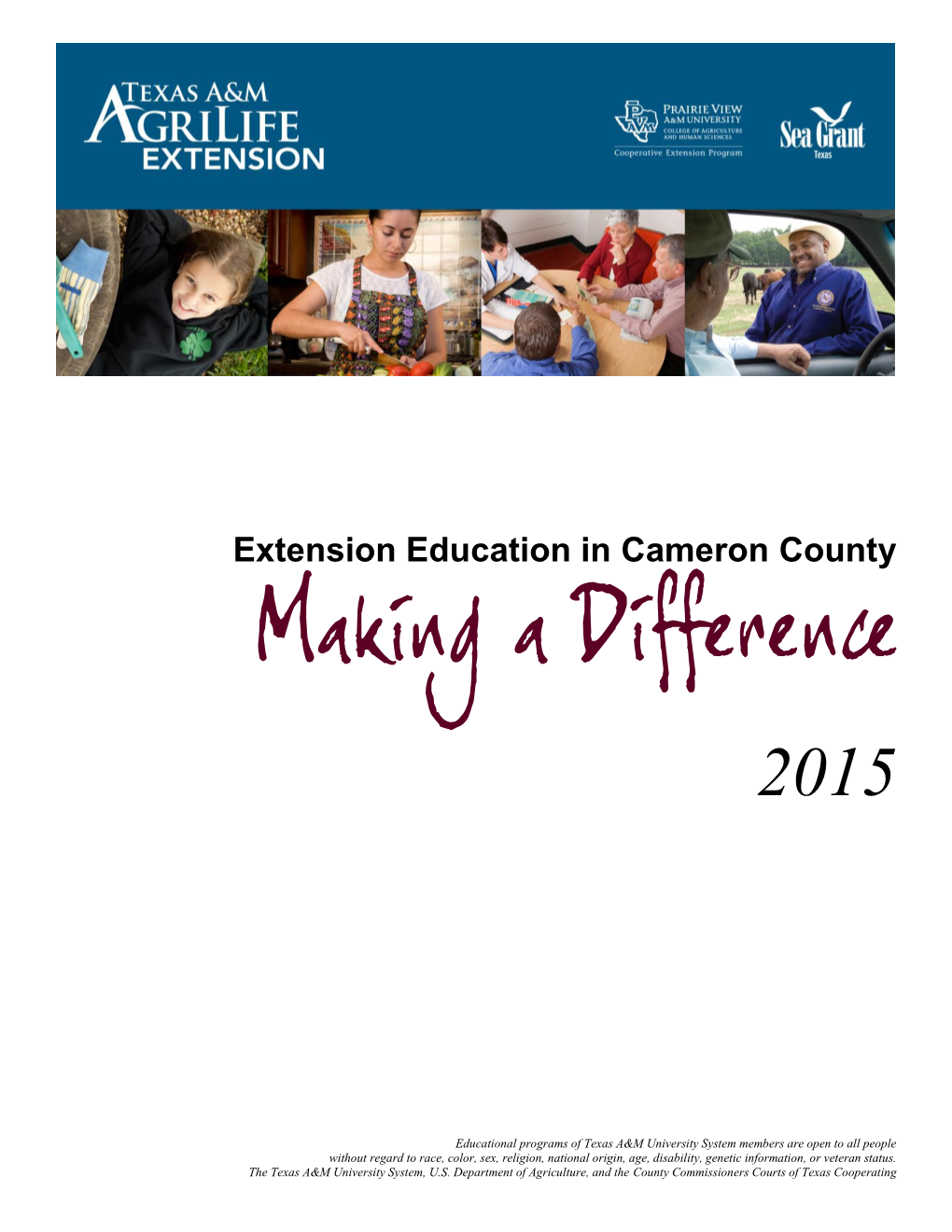 Extension Education in Cameron County