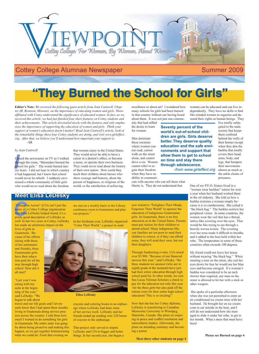 “They Burned the School for Girls”