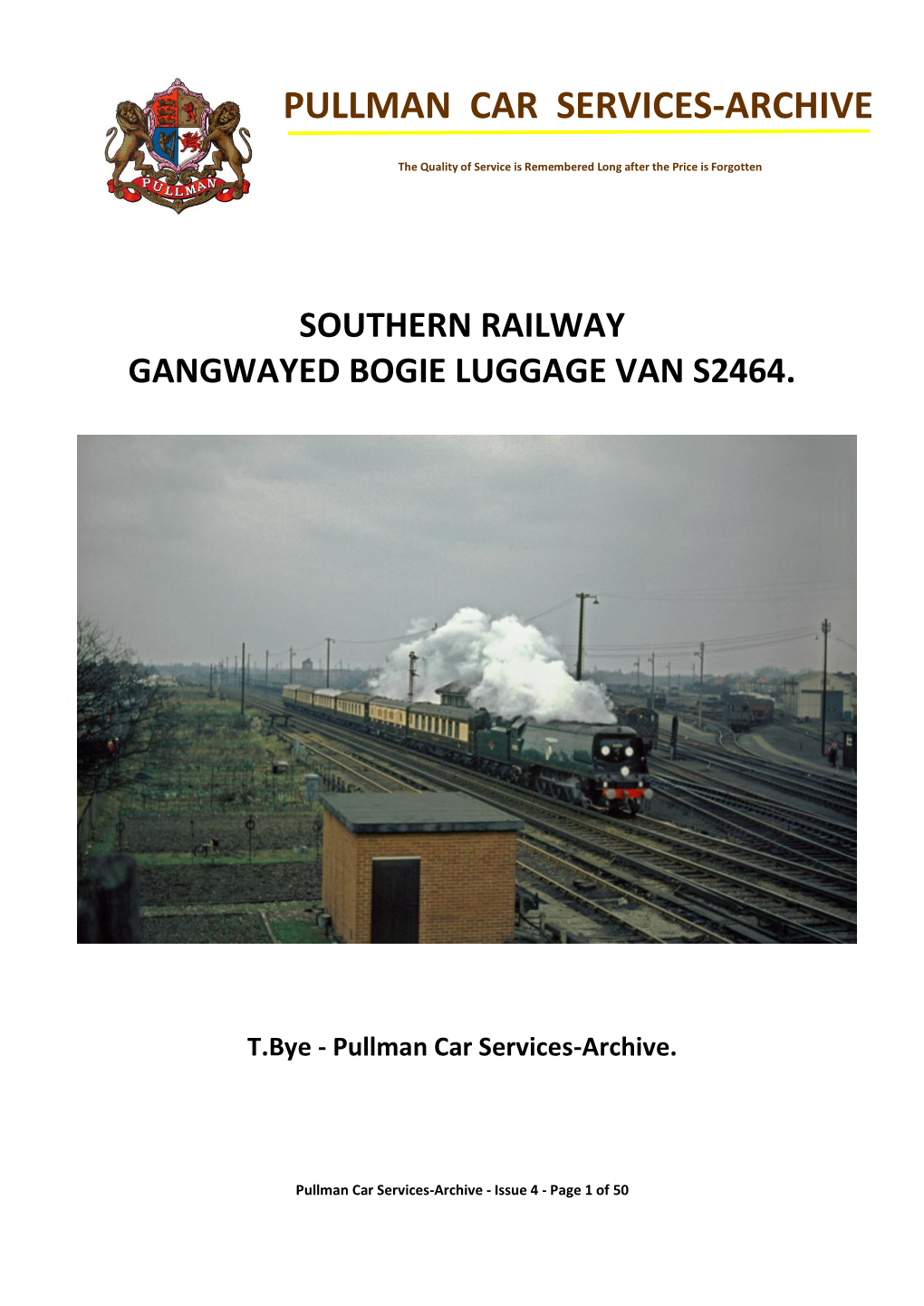 Pullman Car Services-Archive