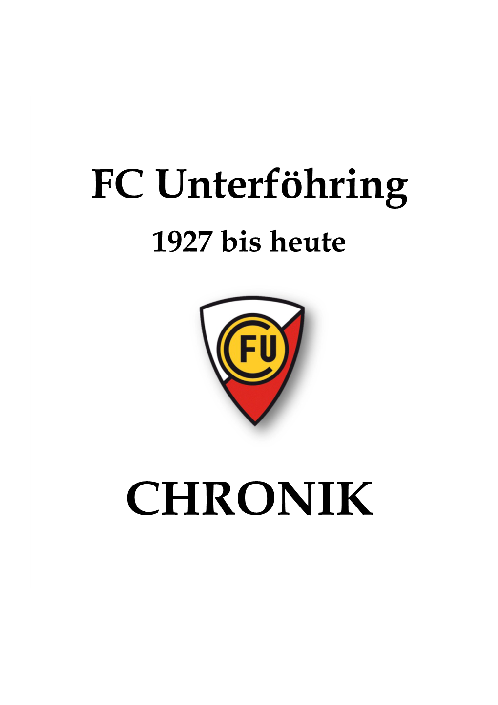 CHRONIK DIE CHRONIK - Inhaltsverzeichnis