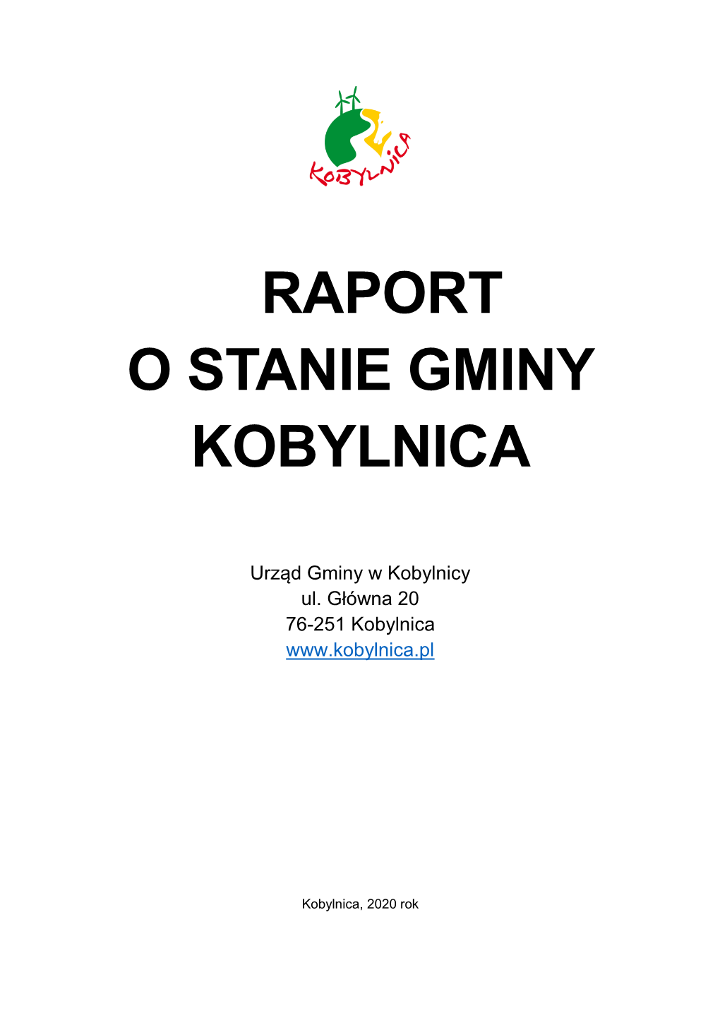 Raport O Stanie Gminy Kobylnica