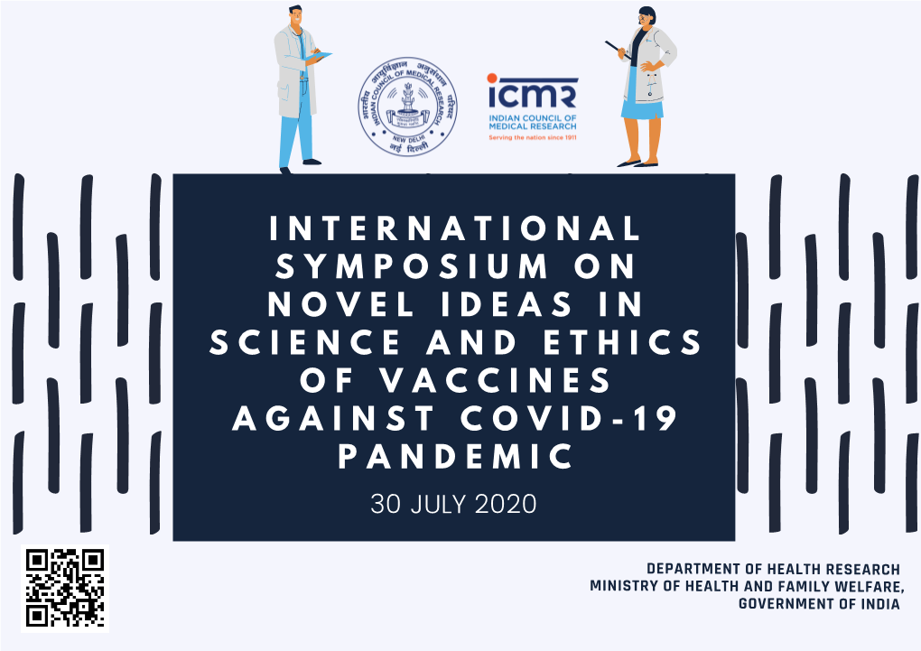 International Symposium on Novel Ideas in Science and Ethics Of