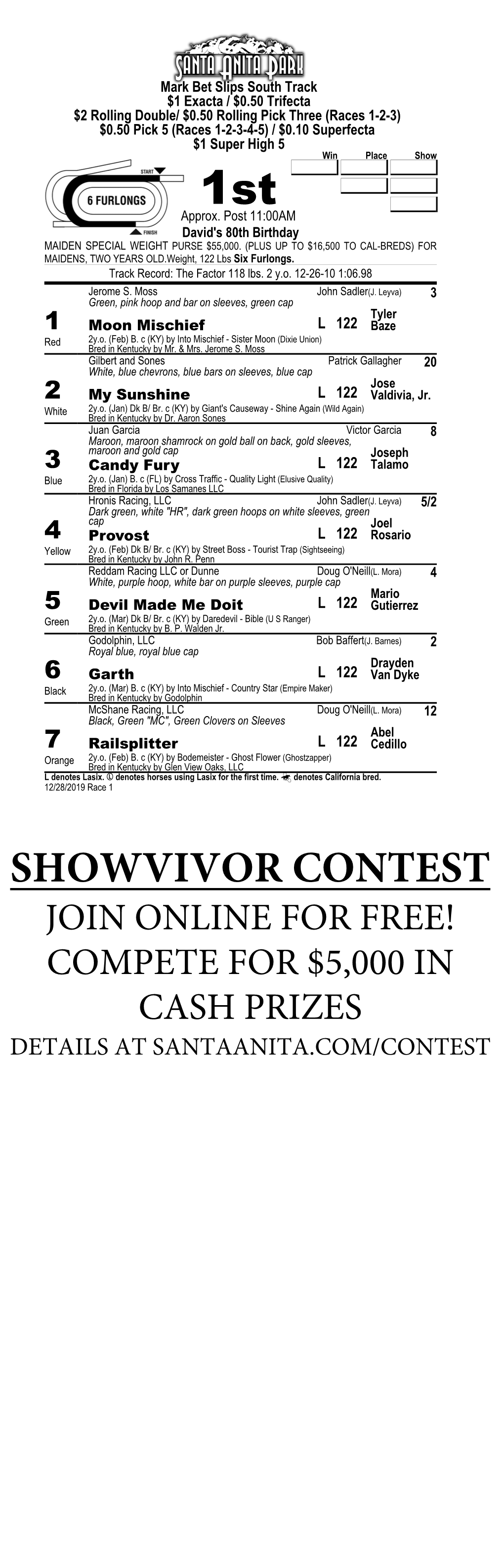 1St SHOWVIVOR CONTEST