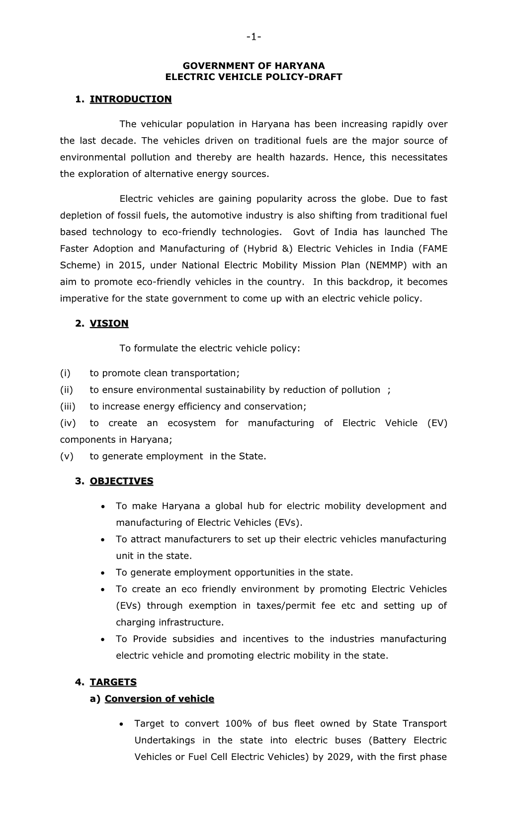 Electric Vehicle Policy.Pdf