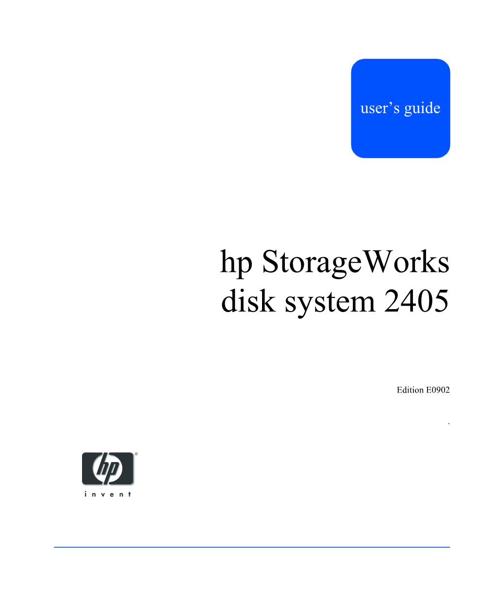 Hp Storageworks Disk System 2405
