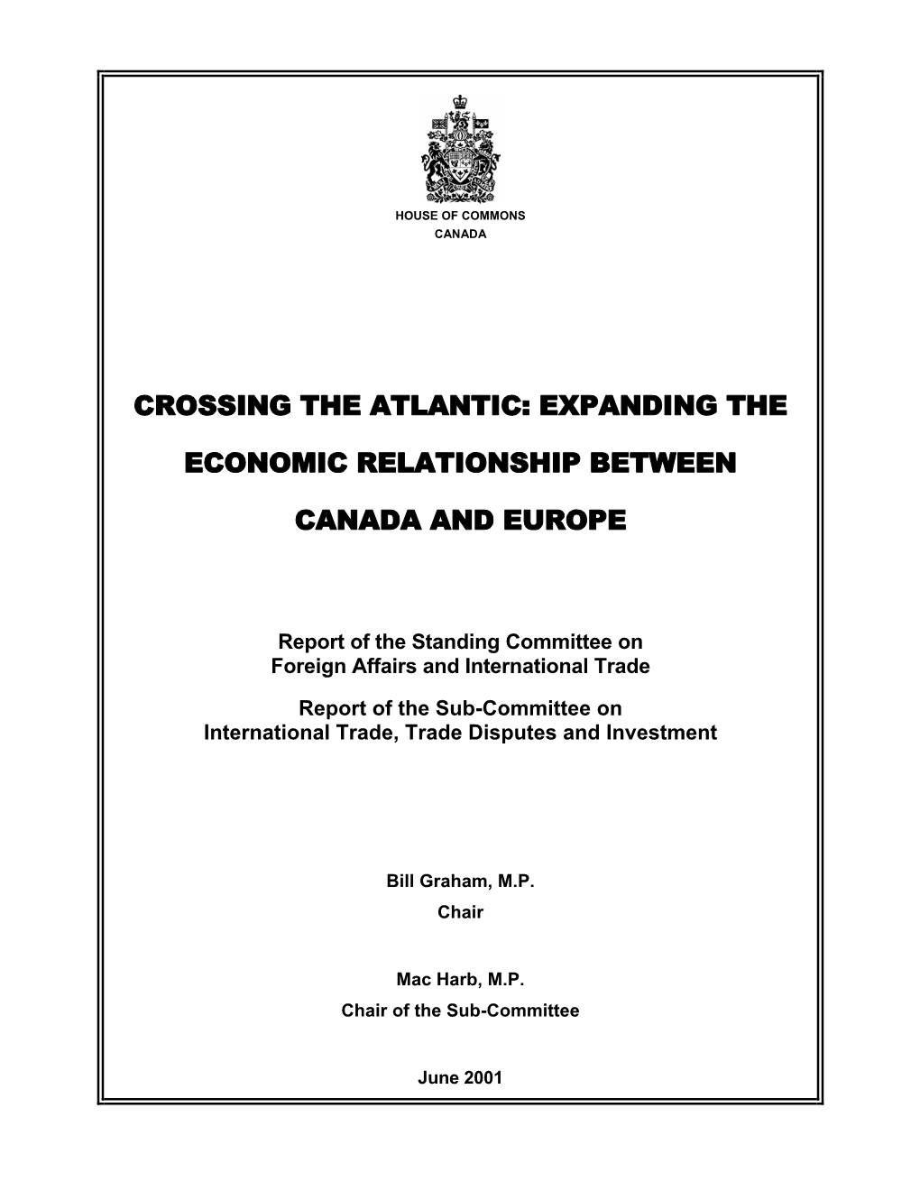 Expanding the Economic Relationship Between