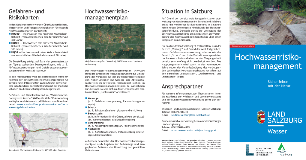 Hochwasserrisiko- Management