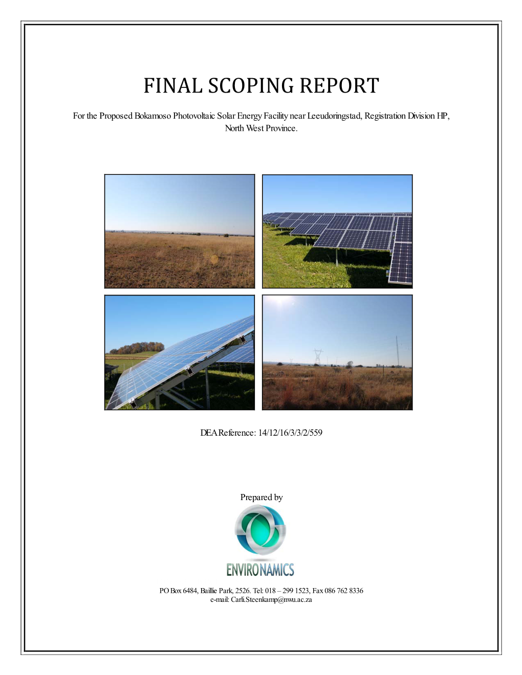 Final Scoping Report