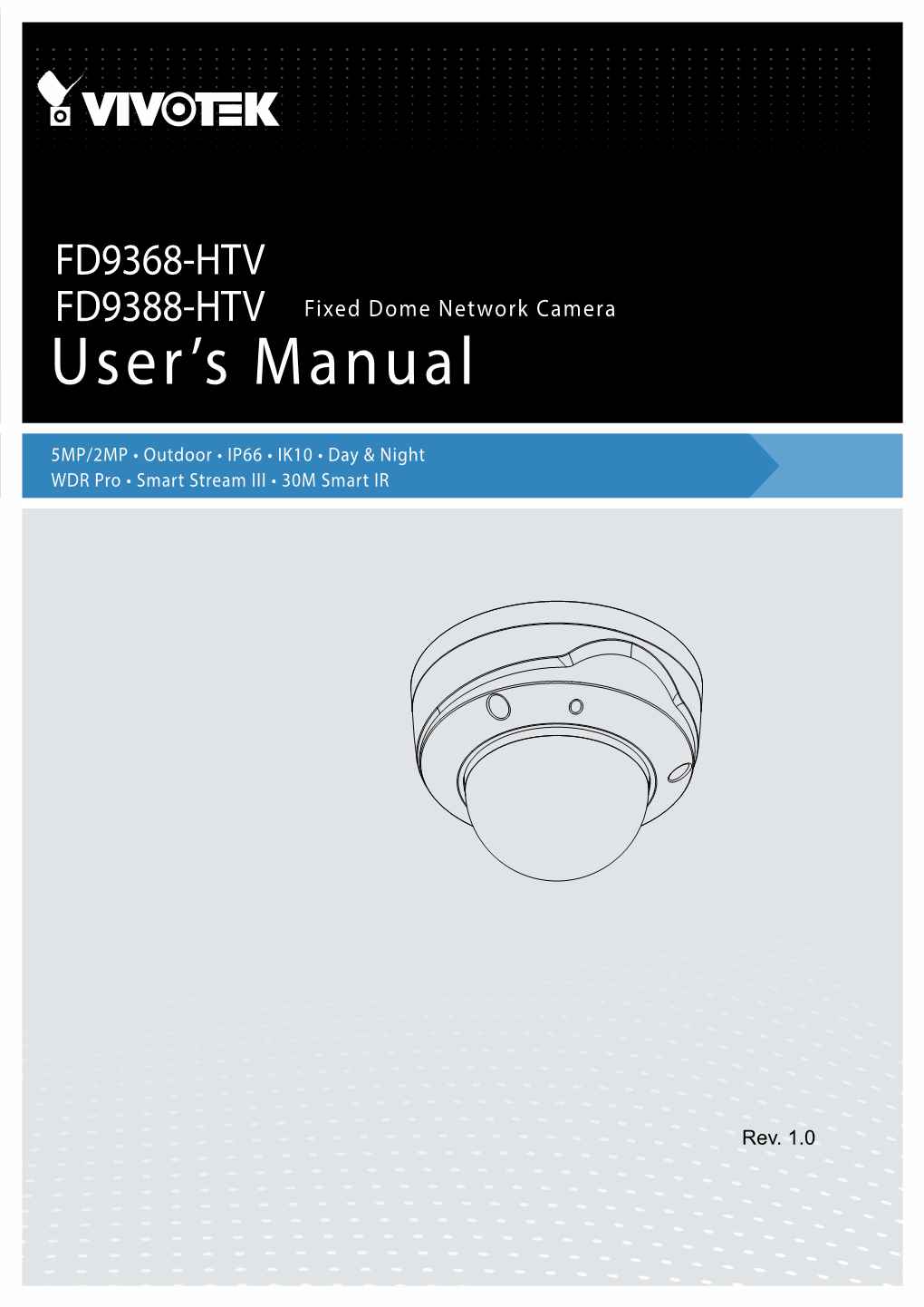 User Manual: Vivotek FD9368-HTV