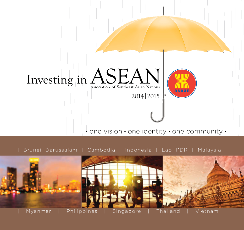 Investing in ASEAN Association of Southeast Asian Nations Asean 2014|2015