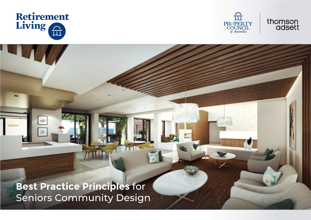 Best Practice Principles for Seniors Community Design