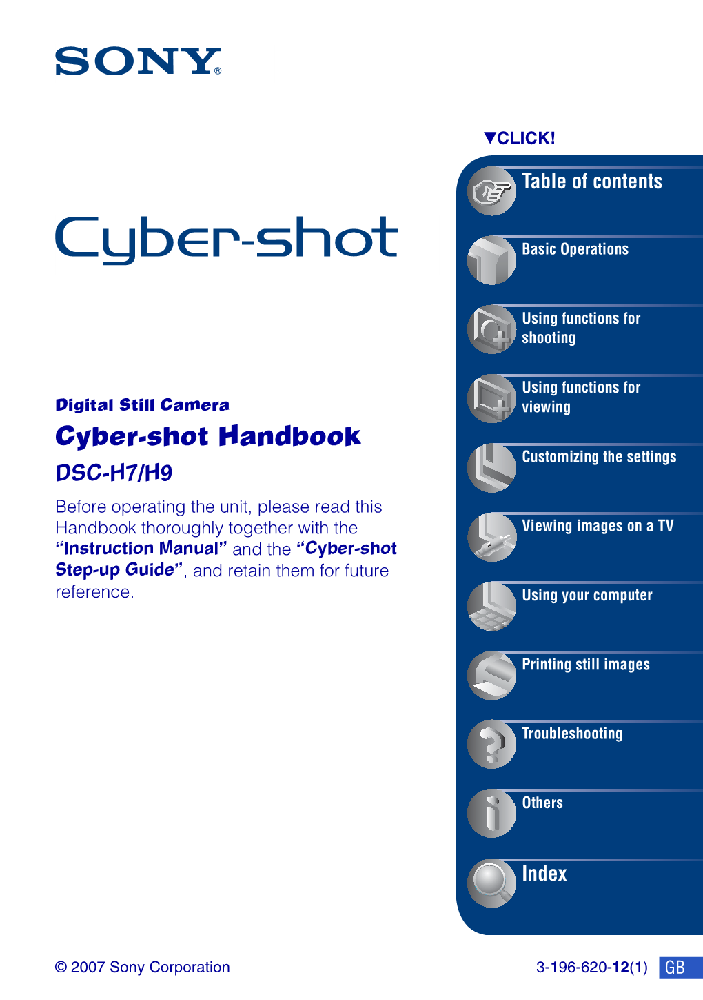 Cyber-Shot Handbook