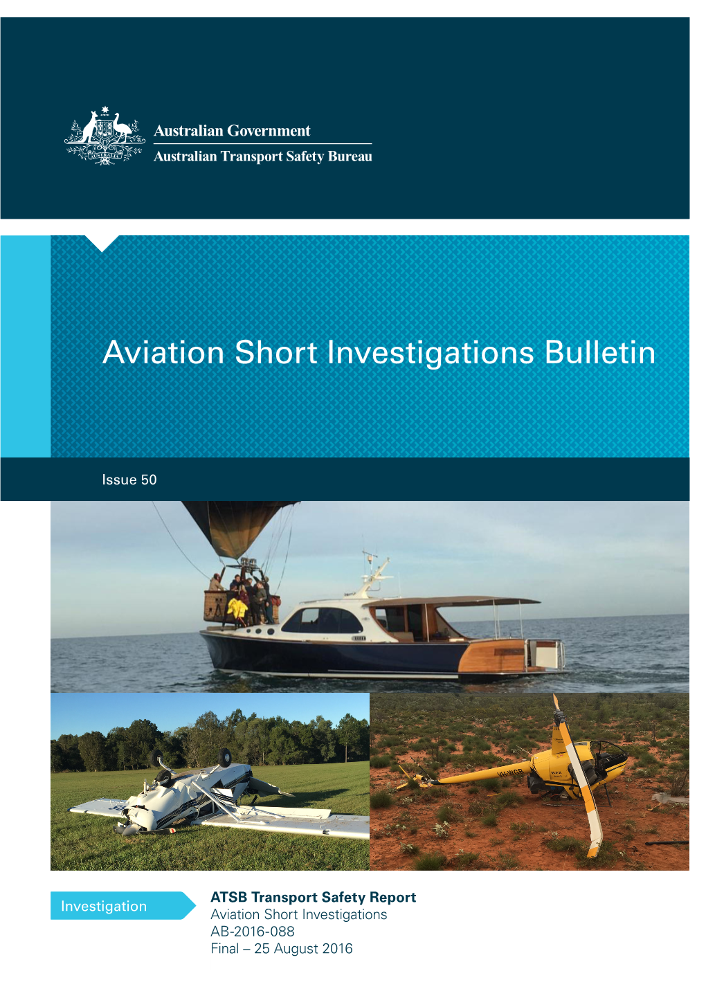 AB-2016-088 Aviation Short Investigation Bulletin