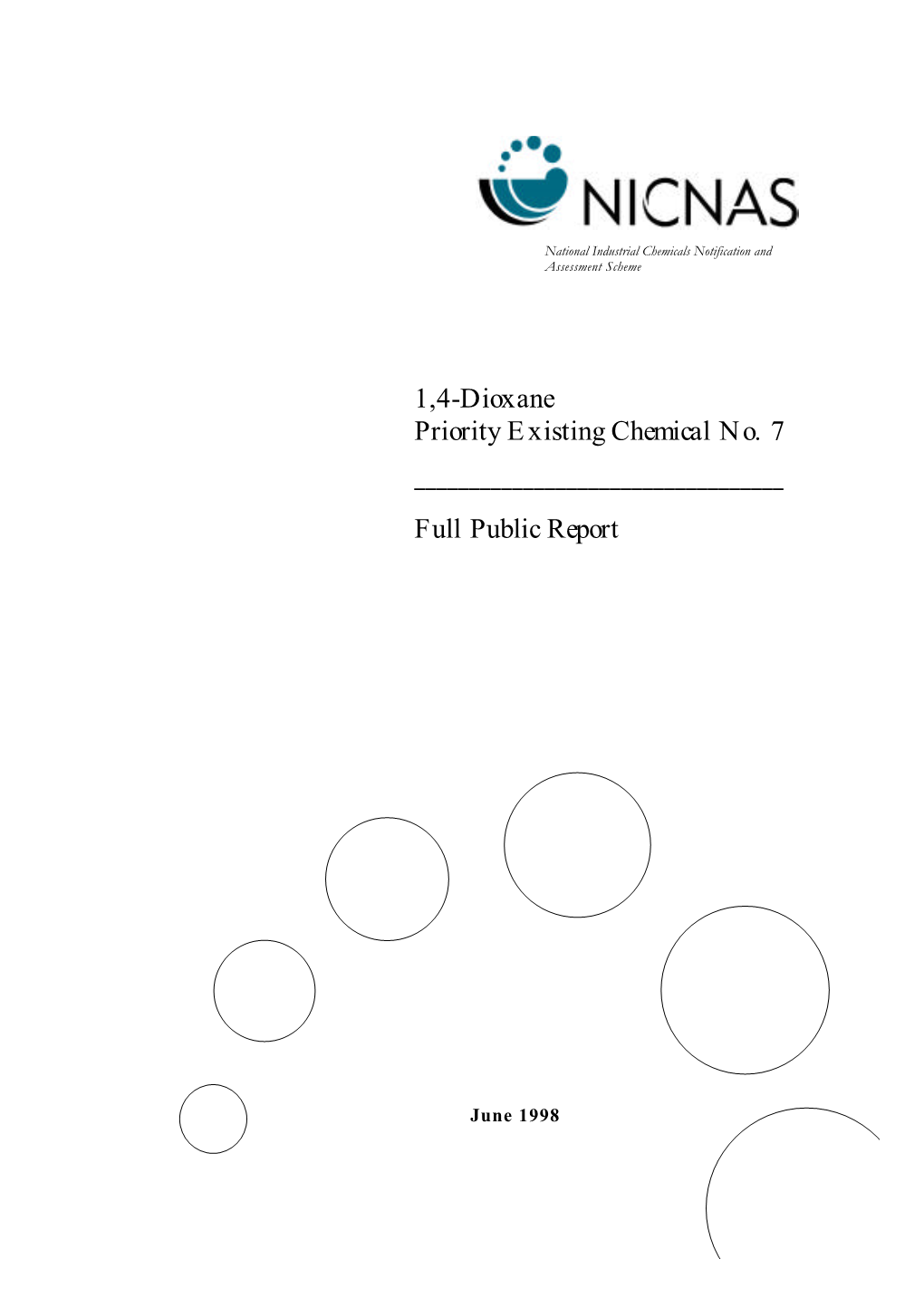 1,4-Dioxane Priority Existing Chemical No