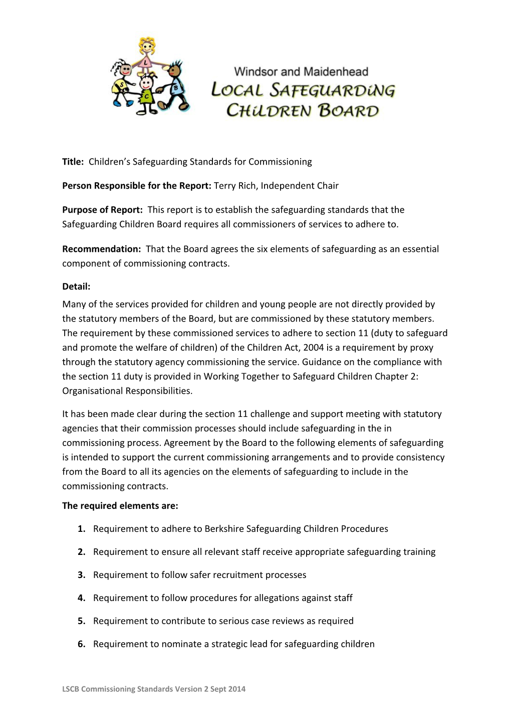 Windsor and Maidenhead Safeguarding Children Board