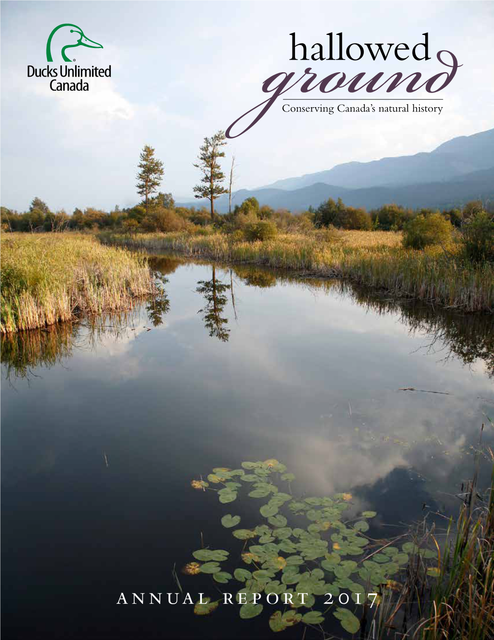 Annual Report 2017 Canada’S Landscapes Have a Wealth of Stories to Tell