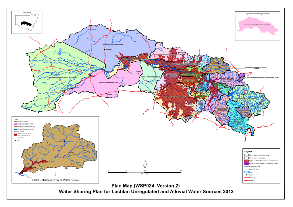 Water Sharing Plan for Lachlan Unregulated and Alluvial Water Sources 2012