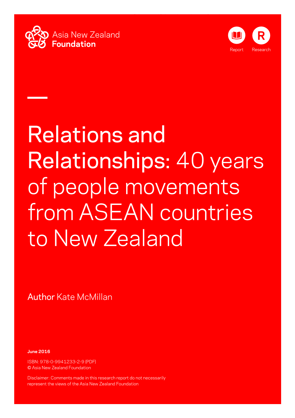 Relations and Relationships: 40 Years of People Movements from ASEAN Countries to New Zealand R