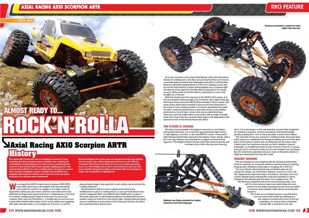 Axial Racing AX10 Scorpion ARTR Rrci Feature