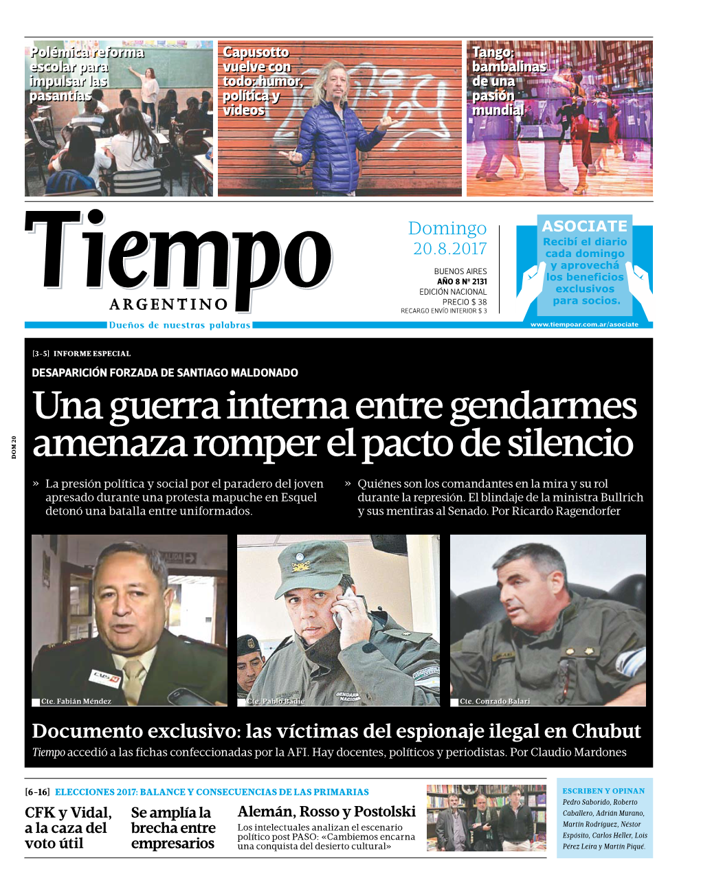 Una Guerra Interna Entre Gendarmes Amenaza Romper El Pacto De Silencio