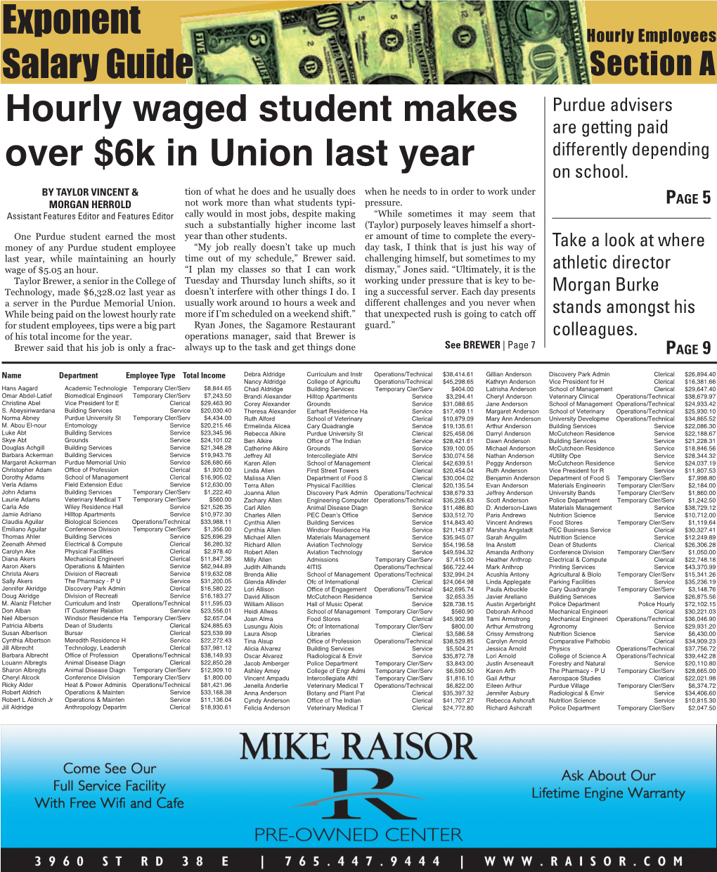 Exponent Salary Guide Hourly Waged Student Makes Over $6K in Union