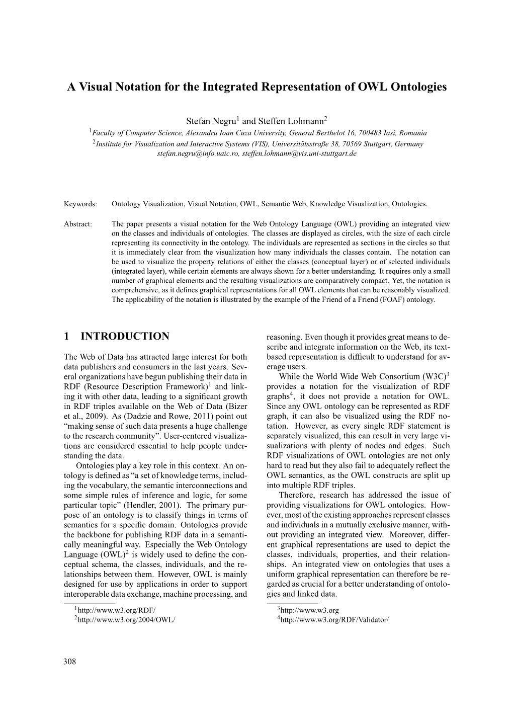 A Visual Notation for the Integrated Representation of OWL Ontologies