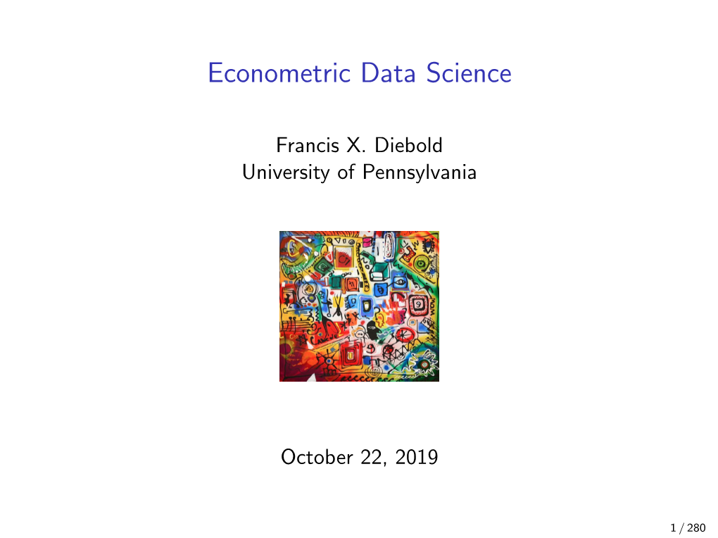 Econometric Data Science