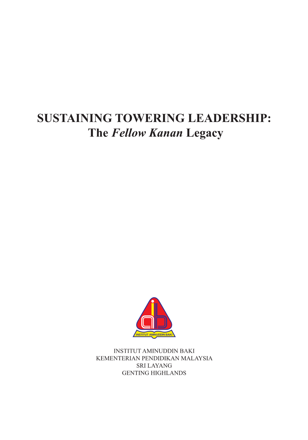 SUSTAINING TOWERING LEADERSHIP.Indd