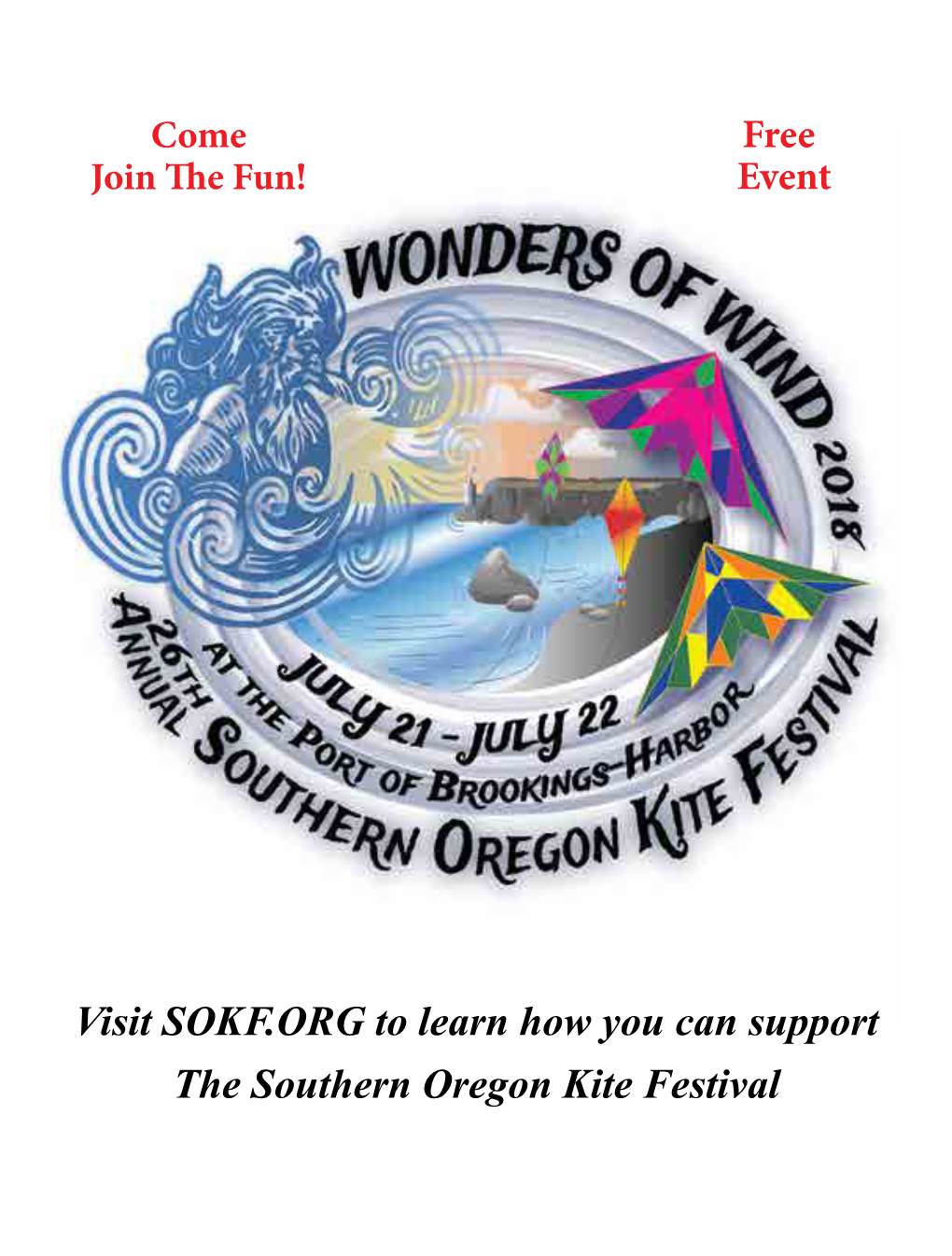 Visit SOKF.ORG to Learn How You Can Support the Southern Oregon Kite