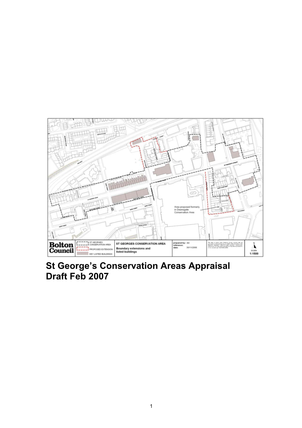 St. Georges Conservation Area Appraisal