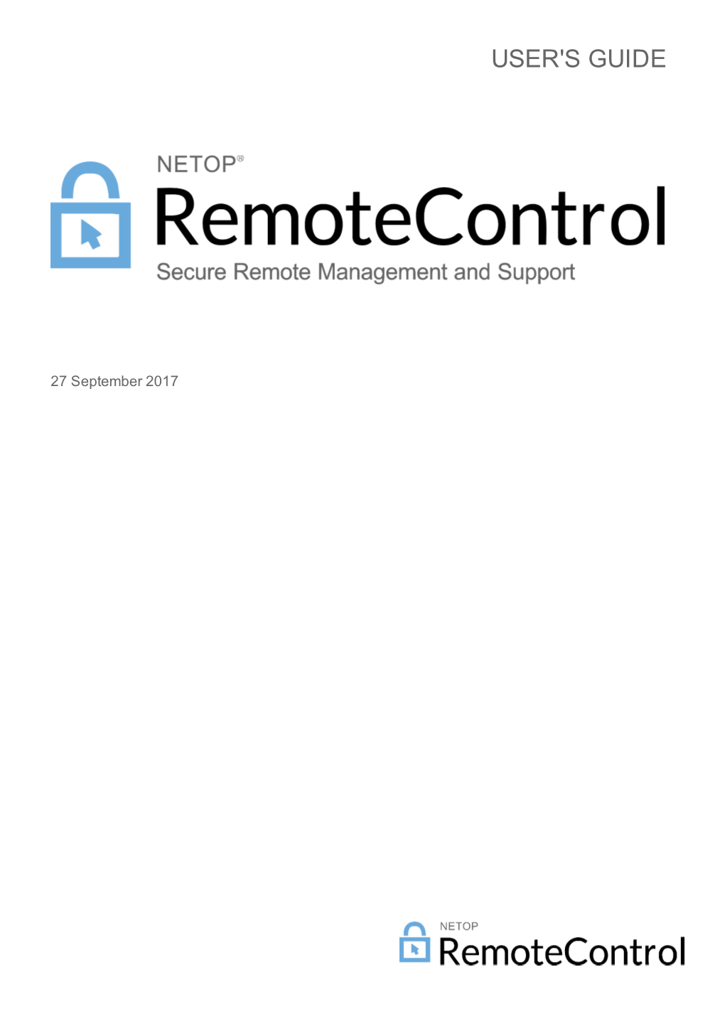 Netop Remote Control User's Guide