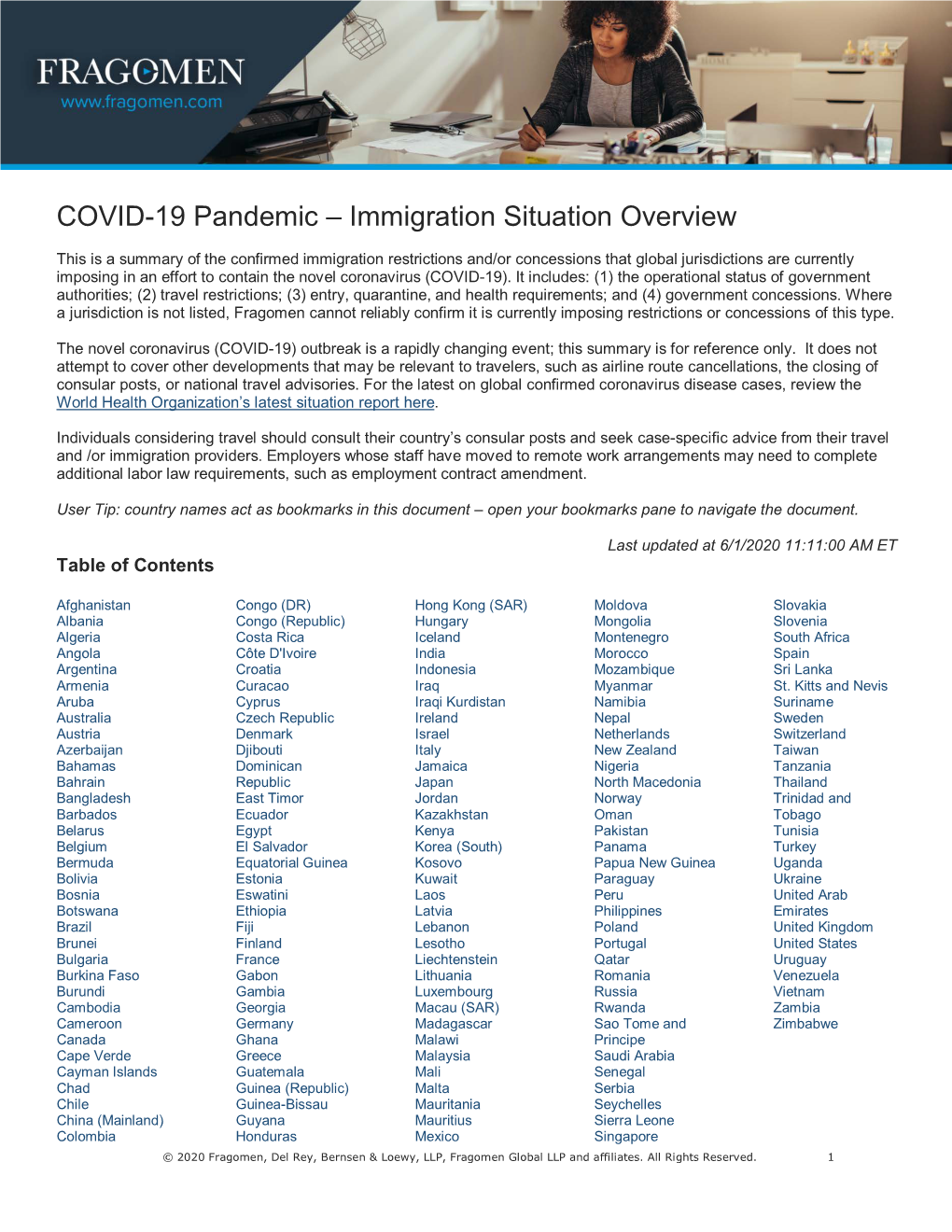 Immigration Situation Overview