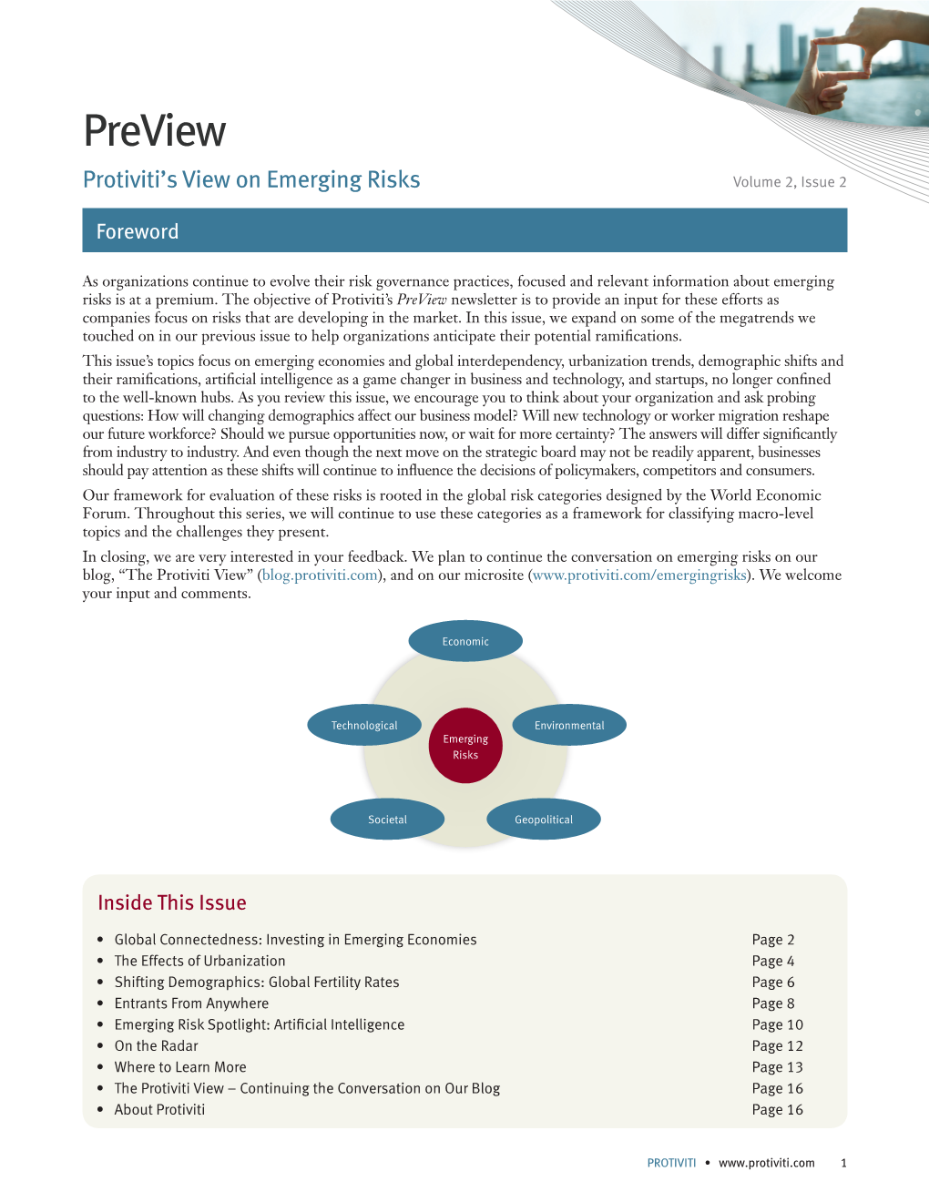 Preview: Protiviti's View on Emerging Risks