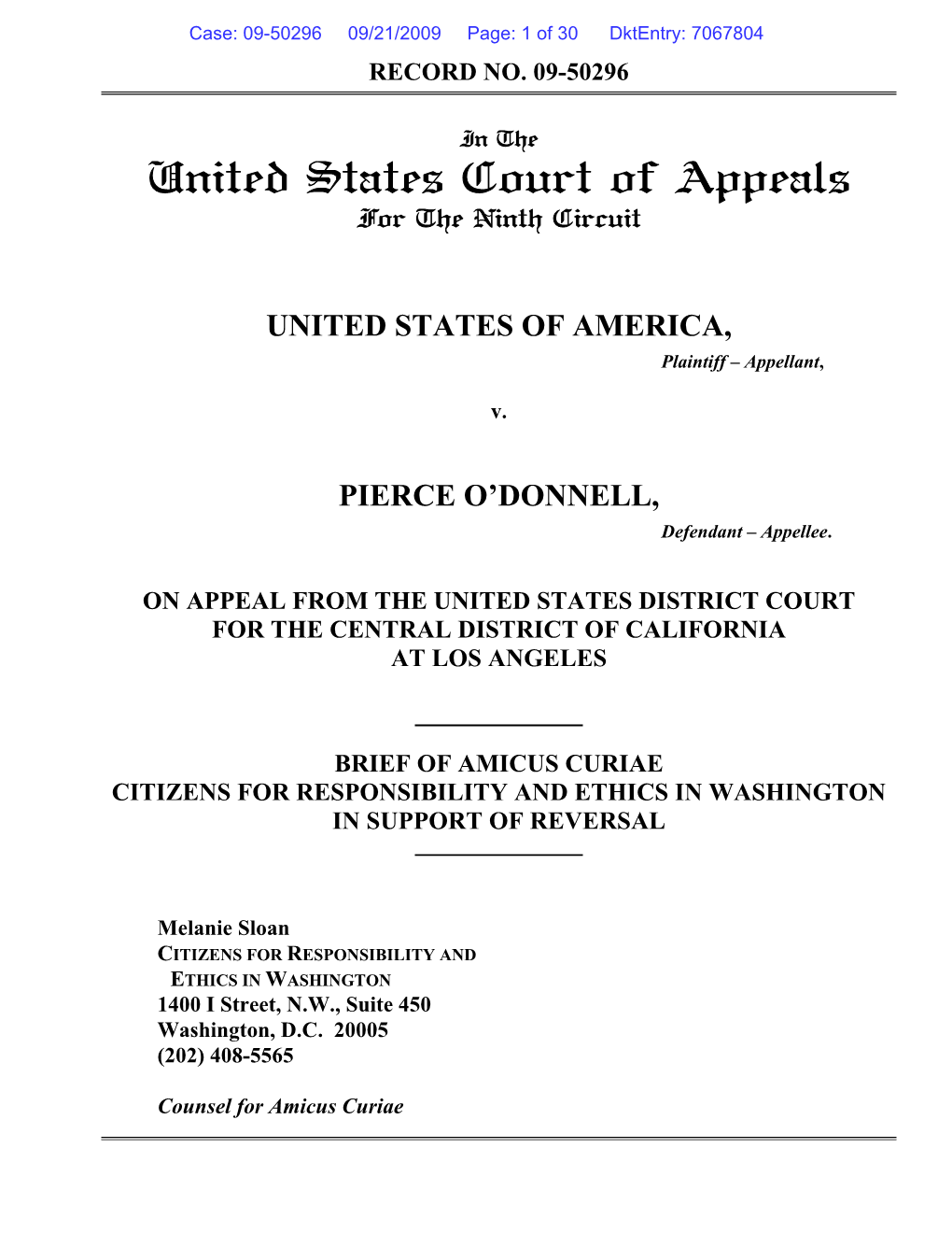 United States Court of Appeals for the Ninth Circuit