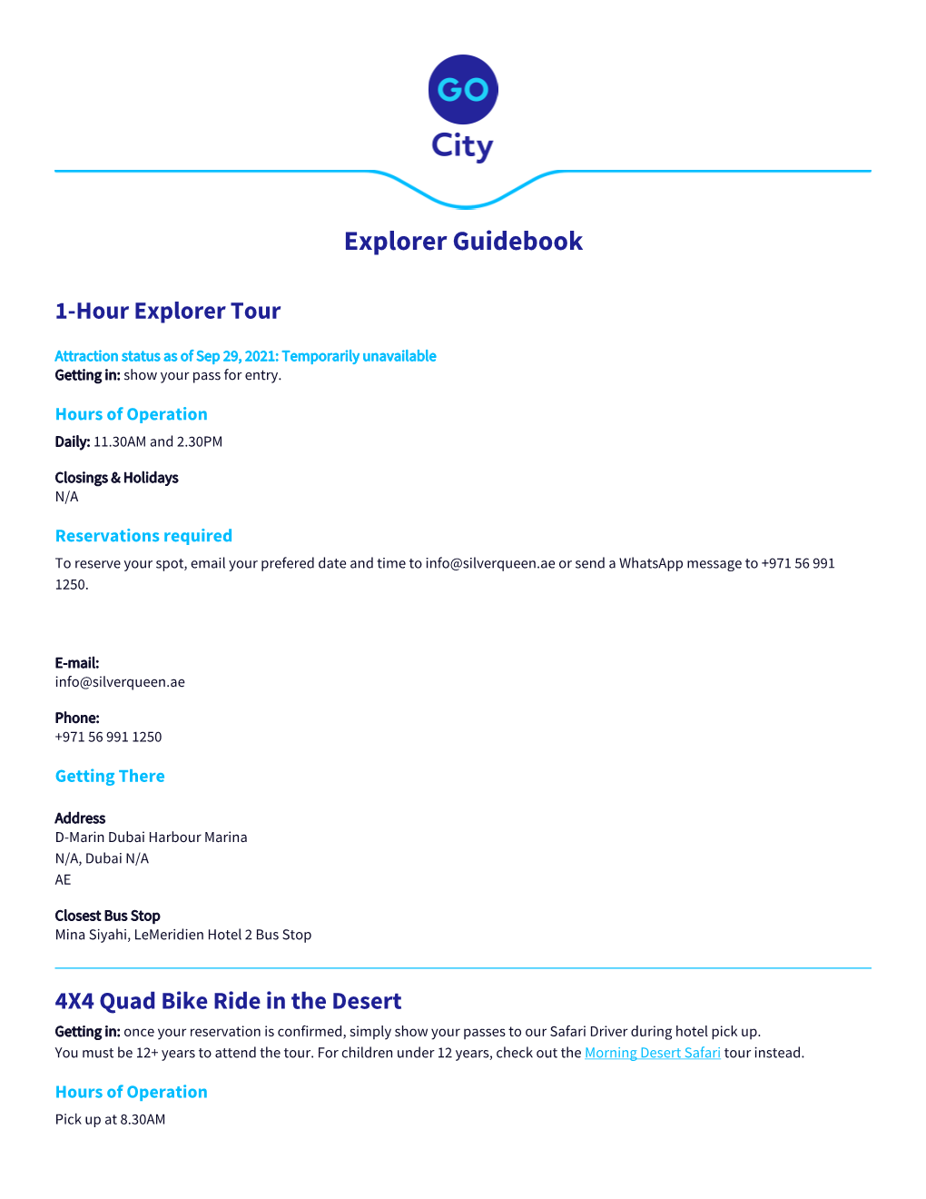 Explorer Guidebook