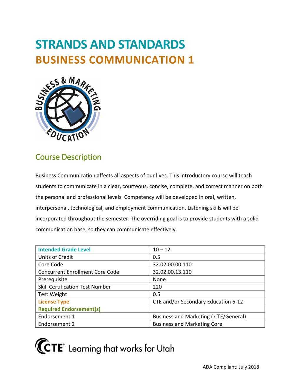 Business Communication 1