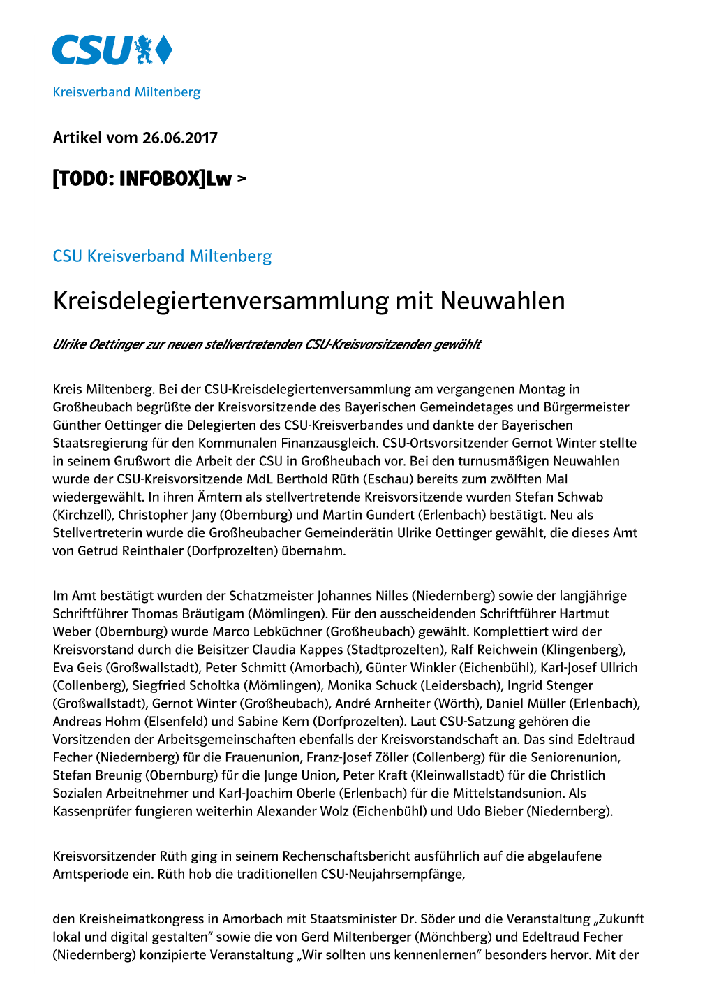 Kreisdelegiertenversammlung Mit Neuwahlen