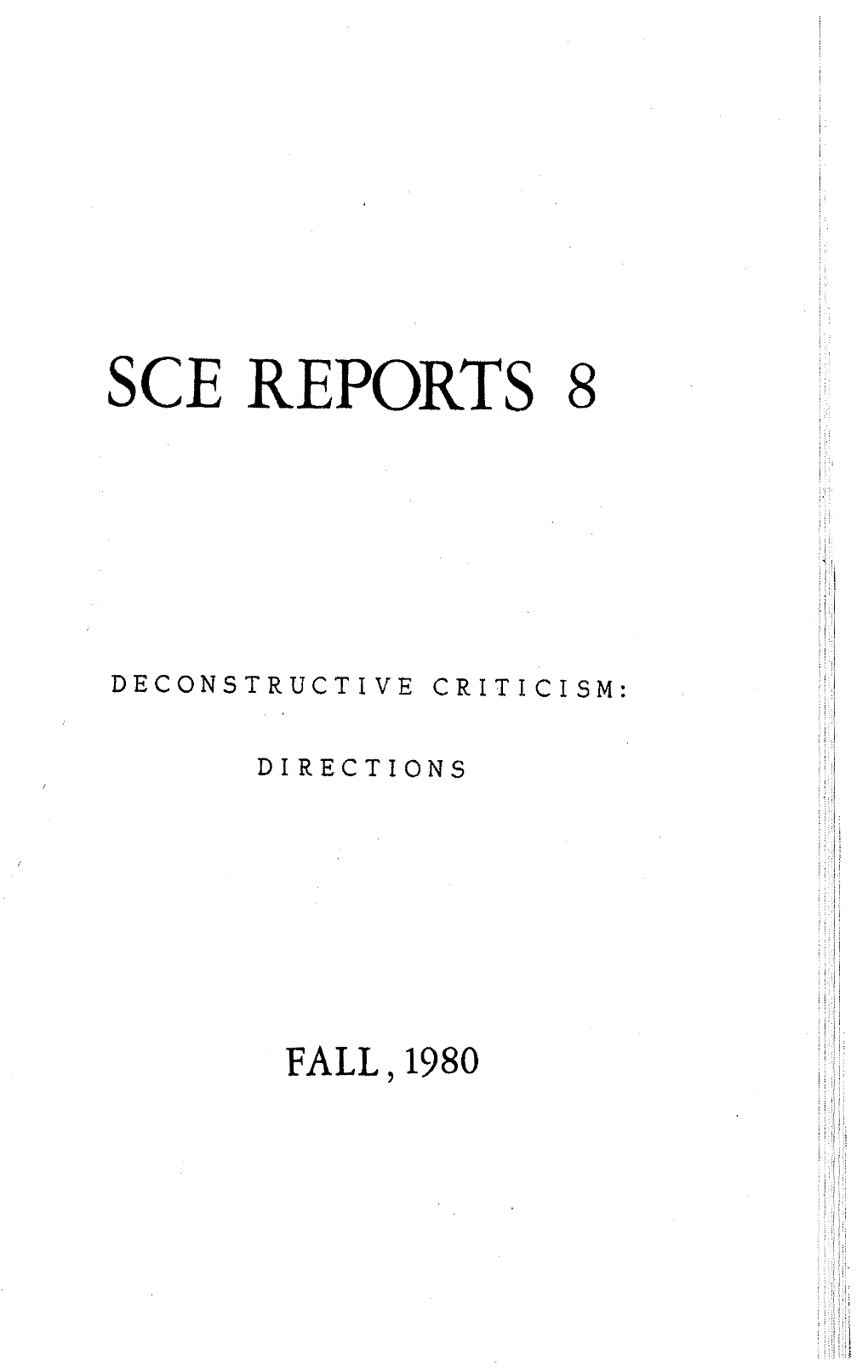 Sce Reports 8