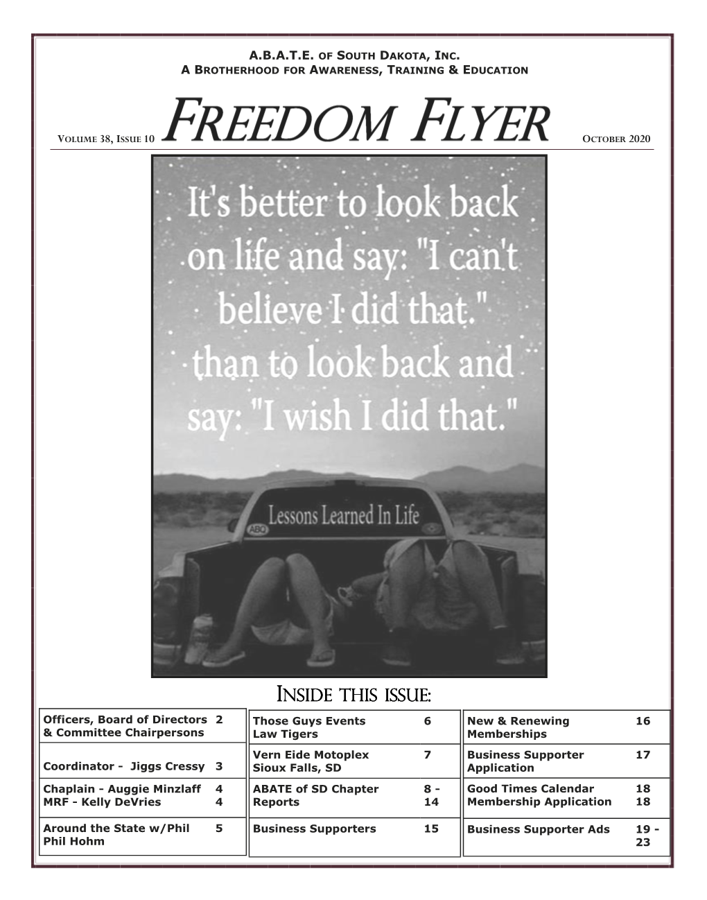 Freedom Flyer October 2020