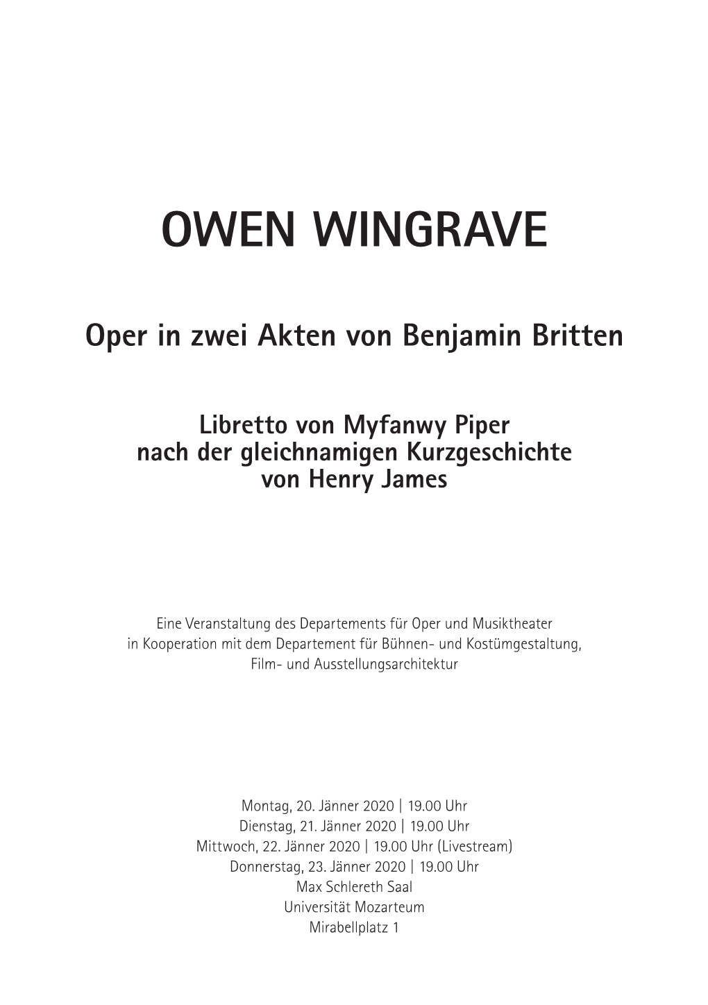 Owen Wingrave