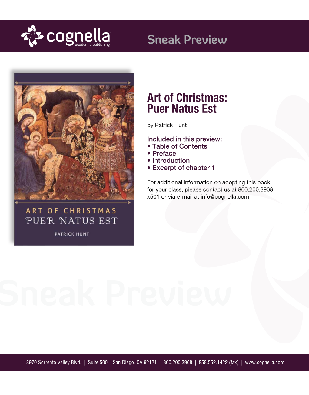 Art of Christmas: Puer Natus Est by Patrick Hunt