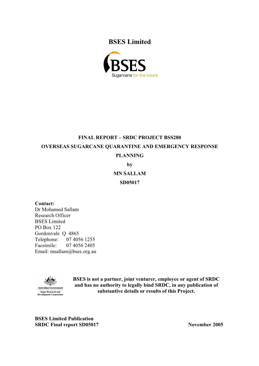 BSES Limited