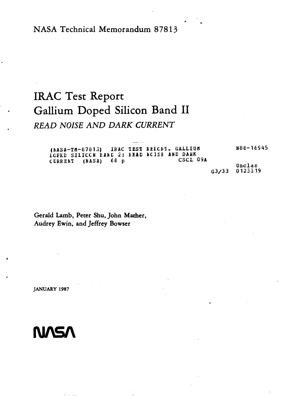 IRAC Test Report