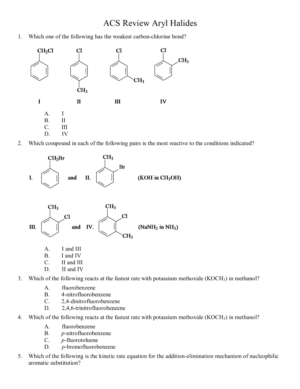 Ochem ACS Review 23 Aryl Halides