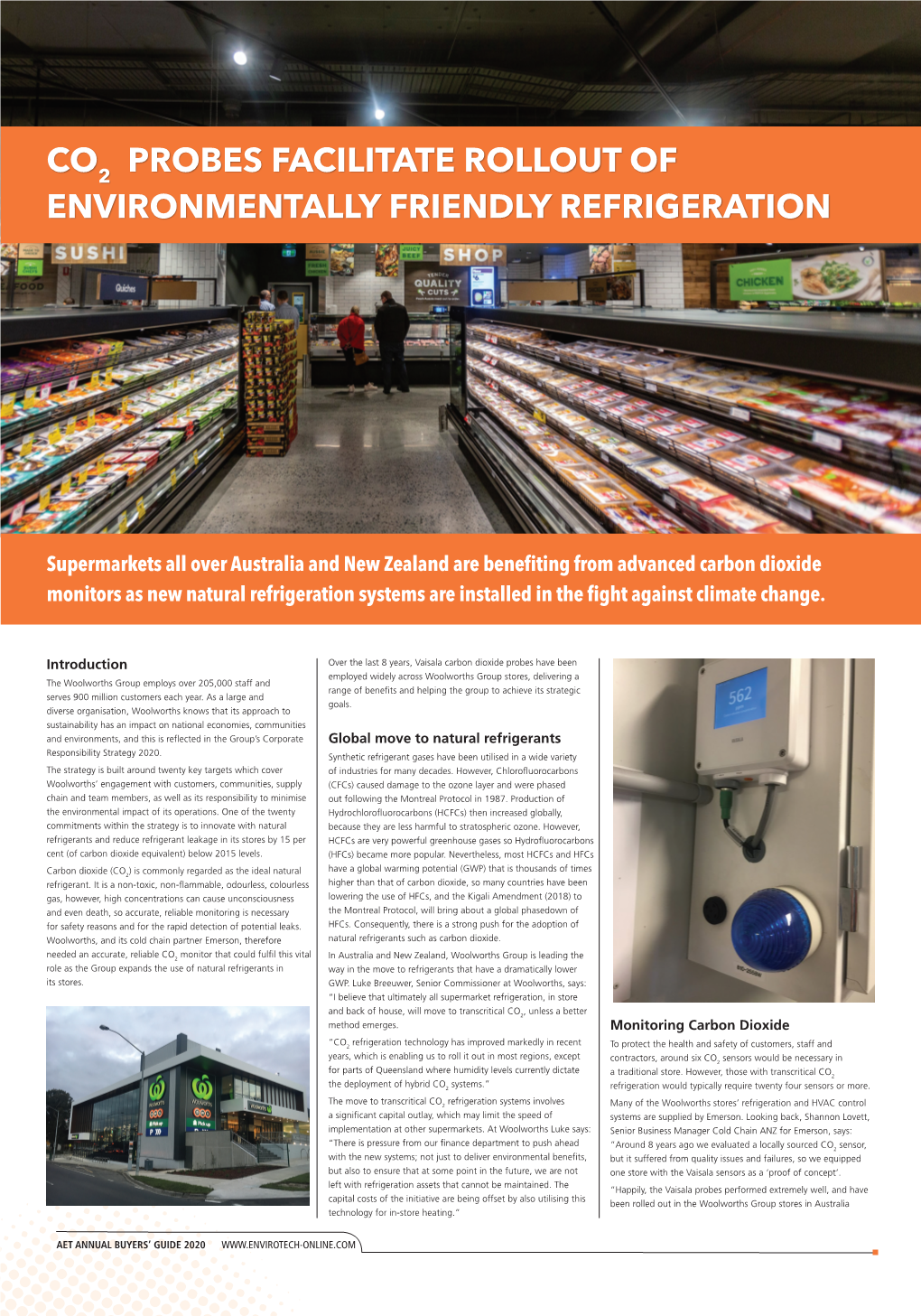 Probes Facilitate Rollout of Environmentally Friendly Refrigeration