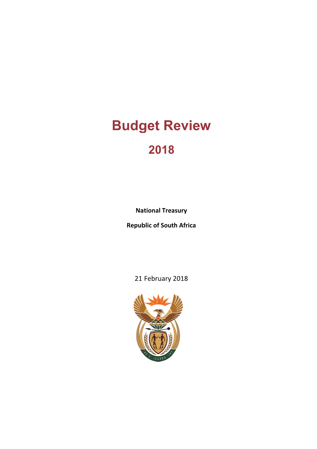 2018 Budget Review