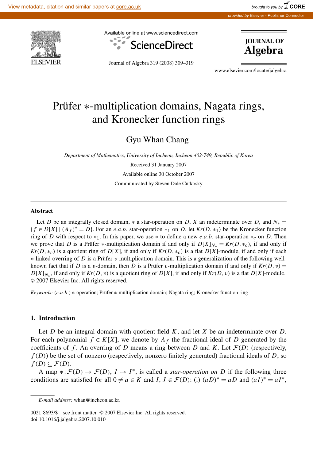 Multiplication Domains, Nagata Rings, and Kronecker Function Rings