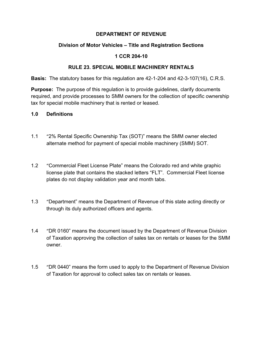 Division of Motor Vehicles Title and Registration Sections