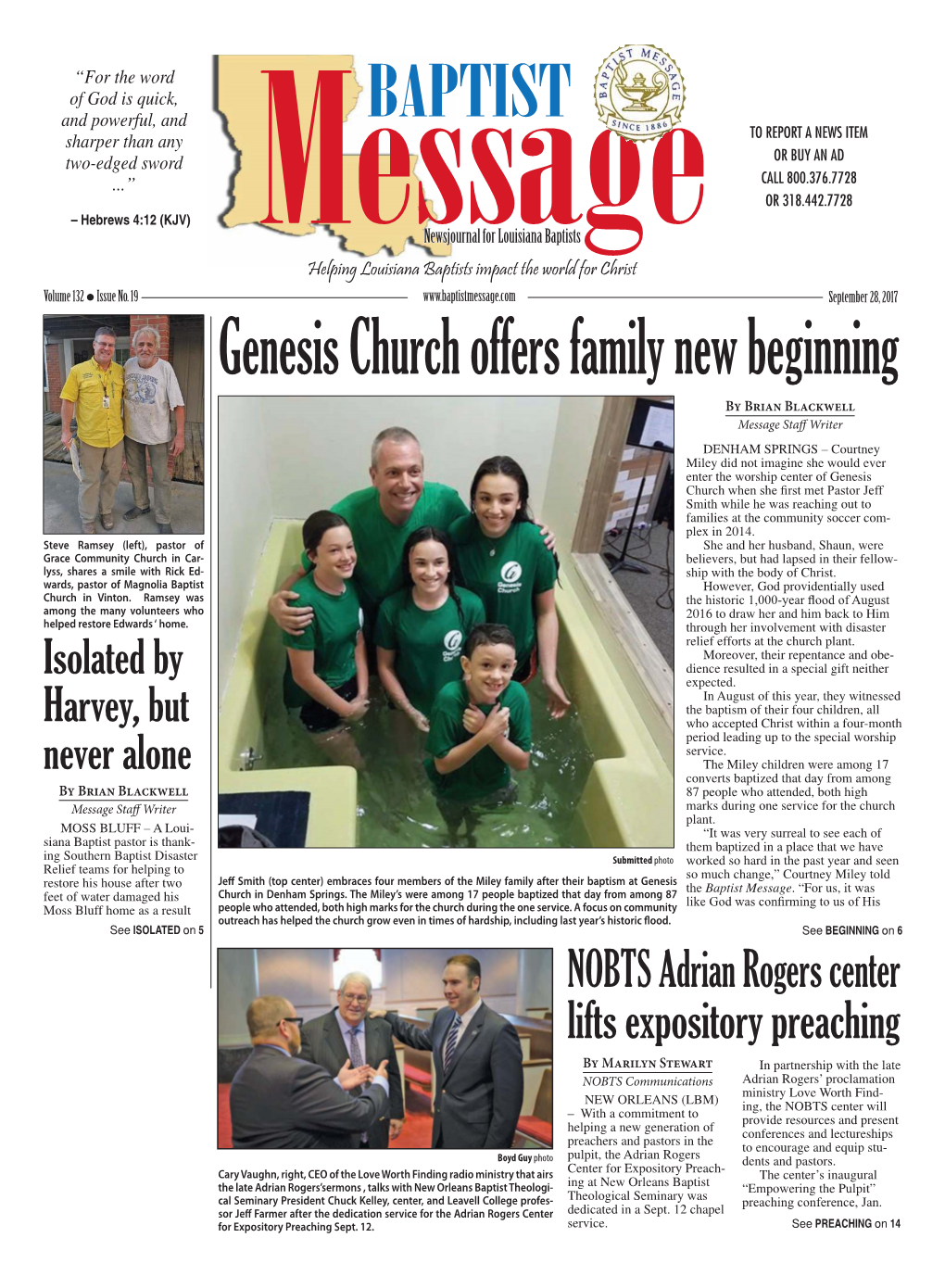 Genesis Church Offers Family New Beginning